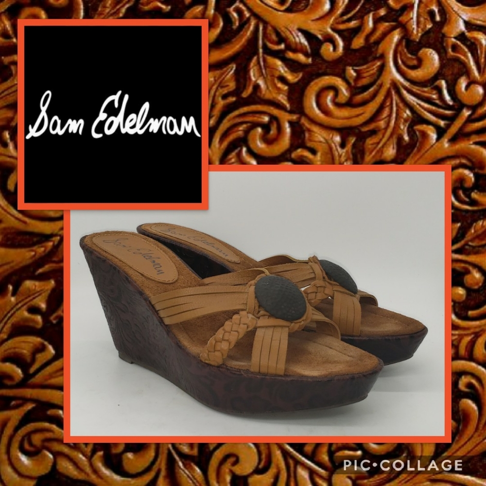 NEW Sam Edelman Platform Wedges Size 9